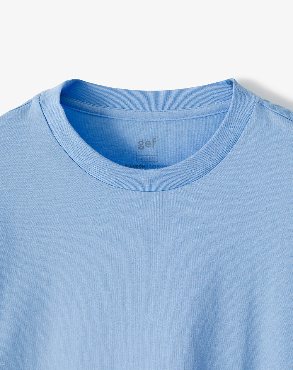Camiseta relax algodón negra hombre