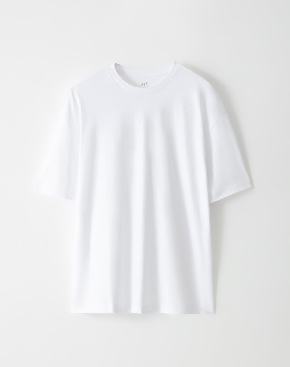 Camiseta relaxed fit manga corta blanca