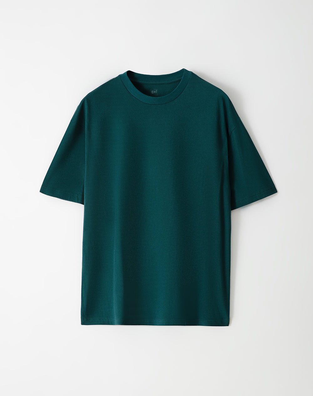 Camiseta regular algodón verde hombre