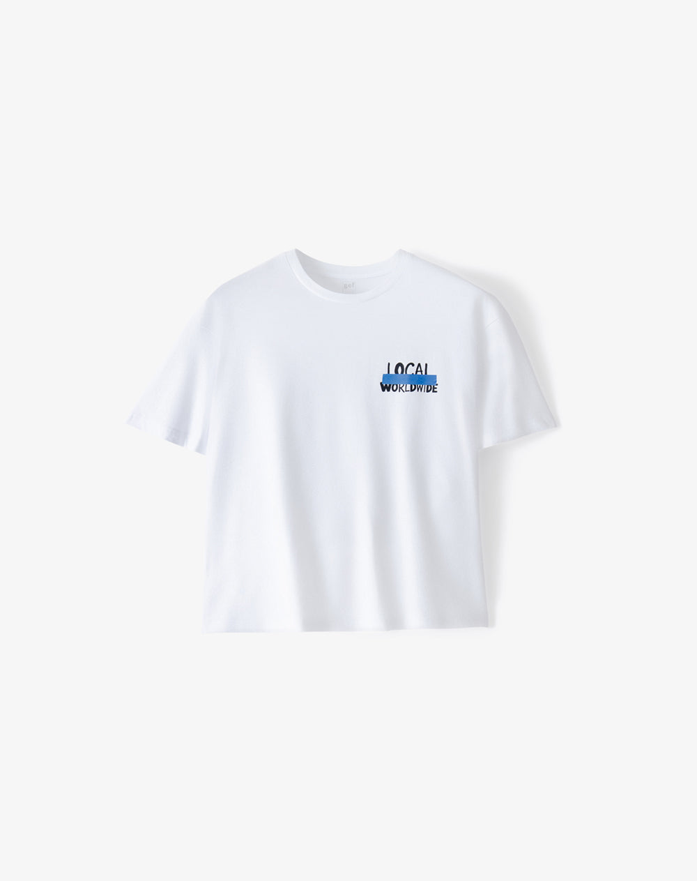 Camiseta regular manga corta blanca hombre