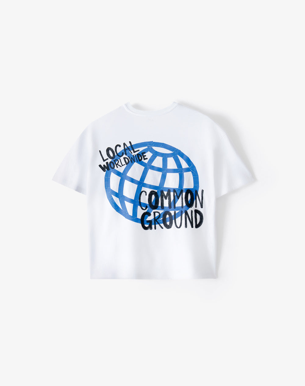 Camiseta regular manga corta blanca hombre