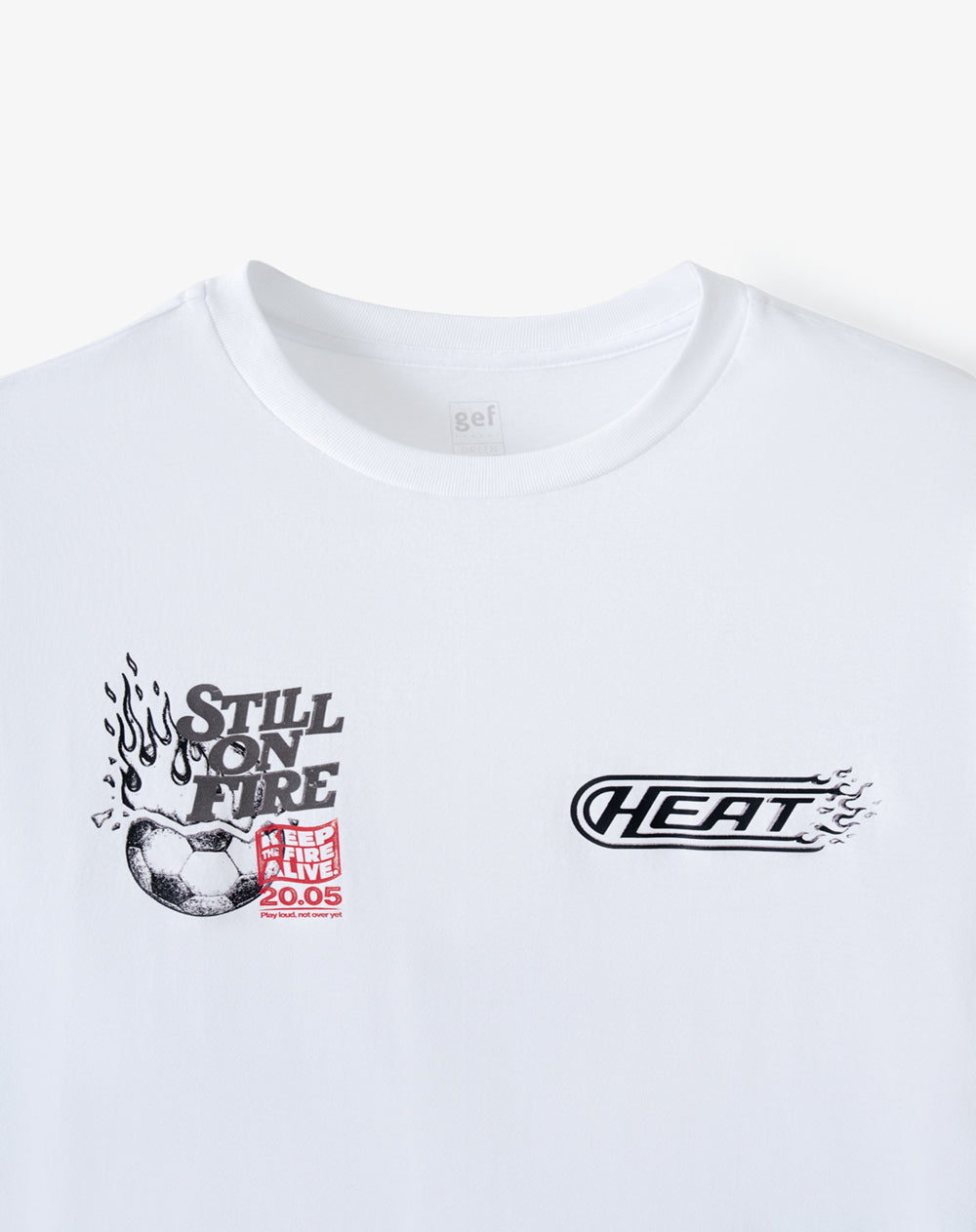 Camiseta regular manga corta blanca hombre
