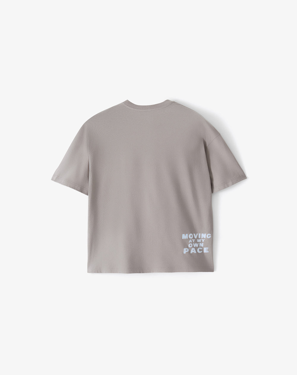 Camiseta regular manga corta taupe hombre