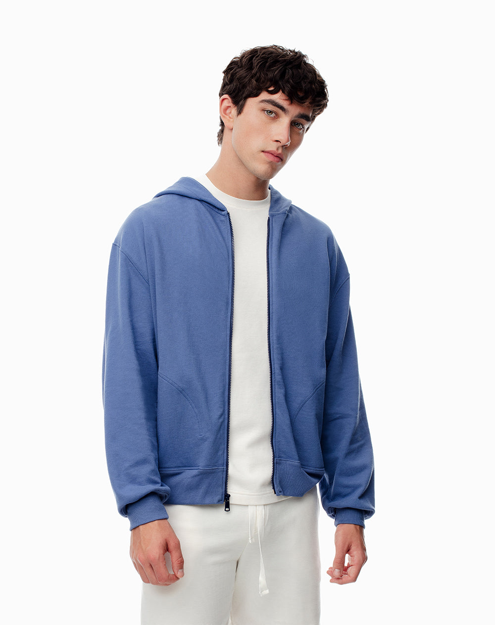 Buzo regular fit azul