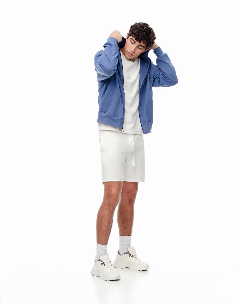 Buzo regular fit azul