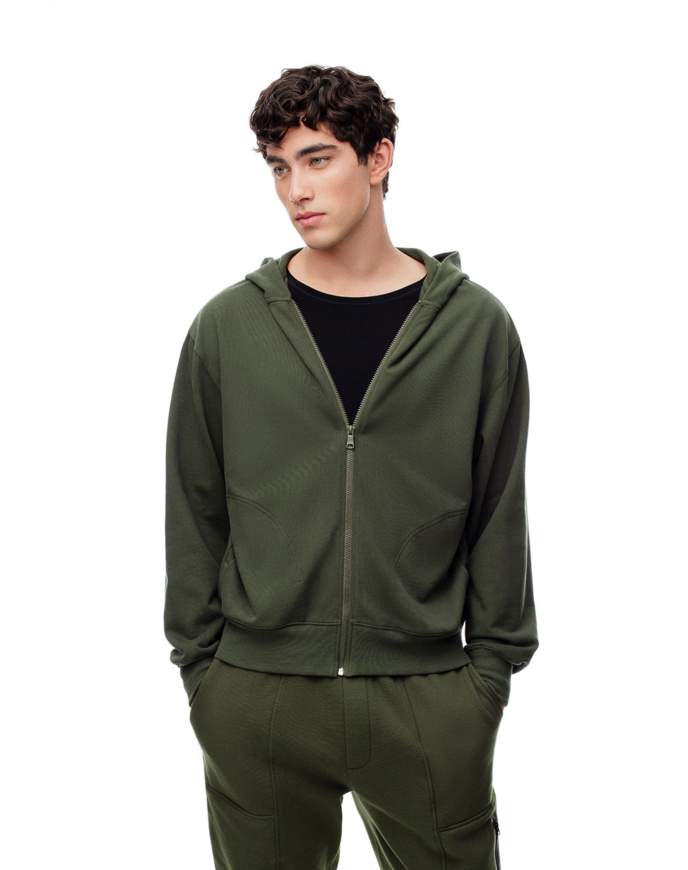Buzo regular fit verde
