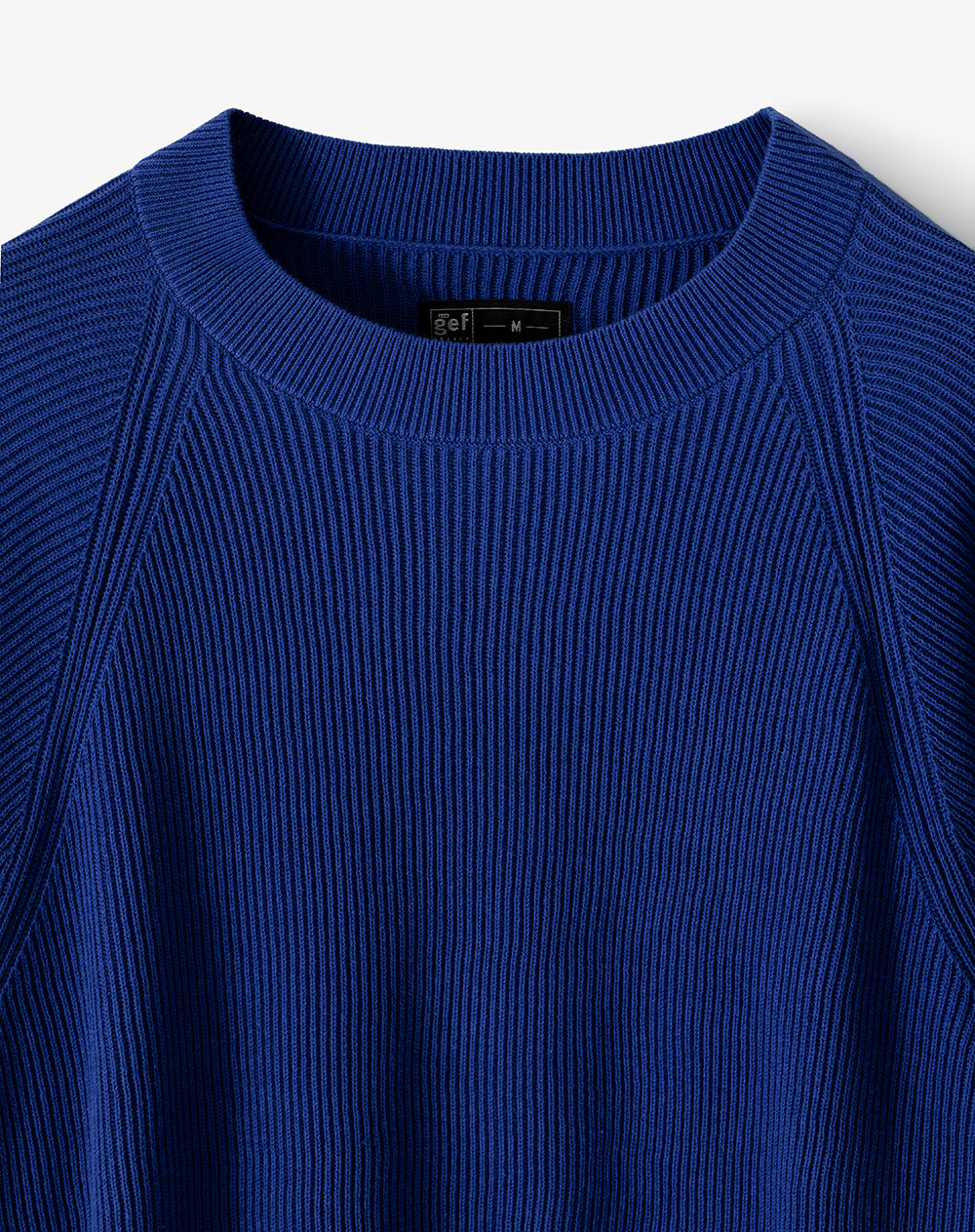 Buzo algodón tejido de punto azul hombre