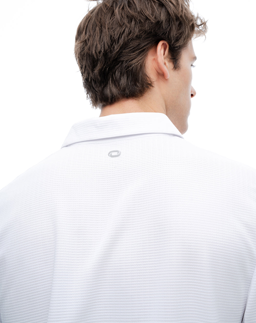 Polo deportiva secado rápido blanca hombre