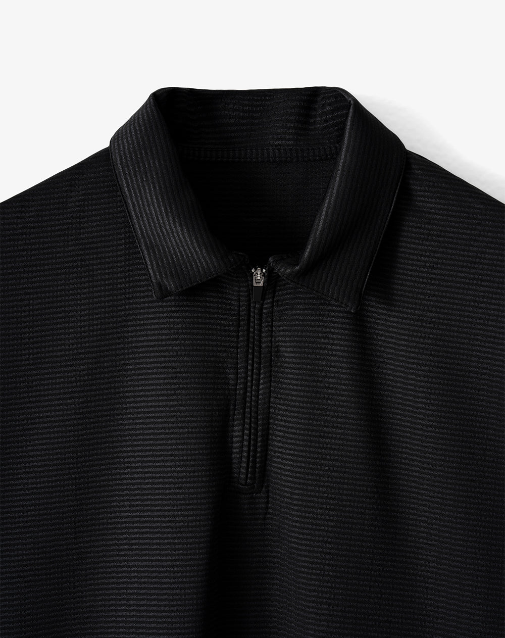 Polo regular negra hombre