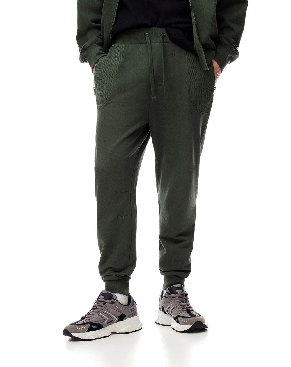 Jogger regular verde hombre