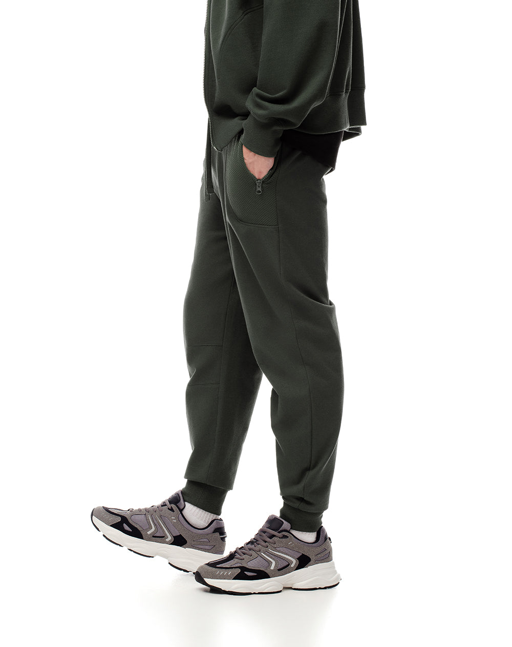 Jogger regular verde hombre