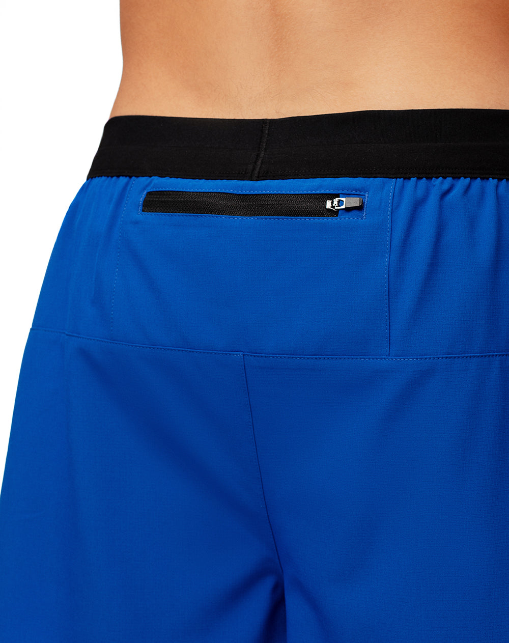 Short pantaloneta azul bloques