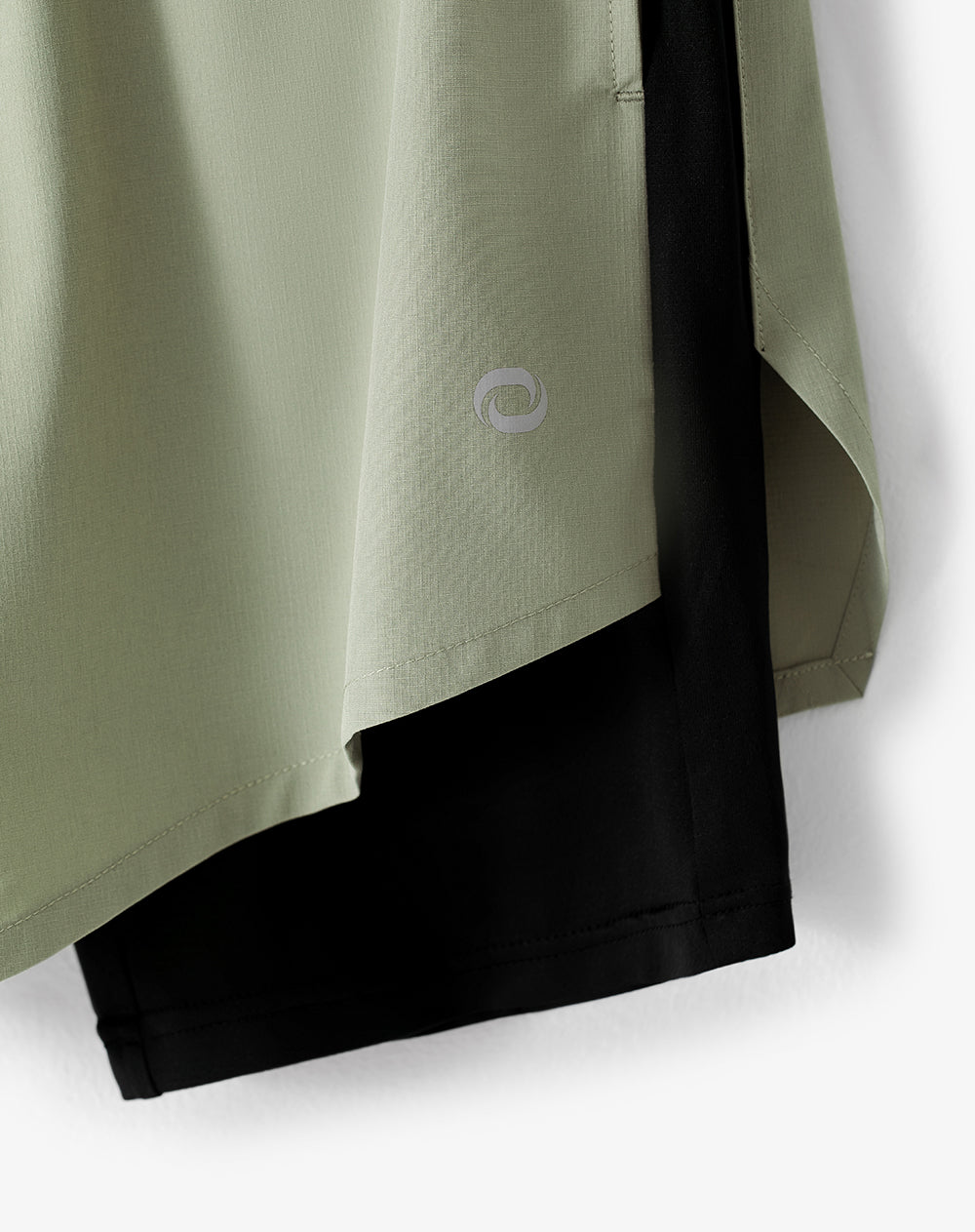 Short pantaloneta verde bloques