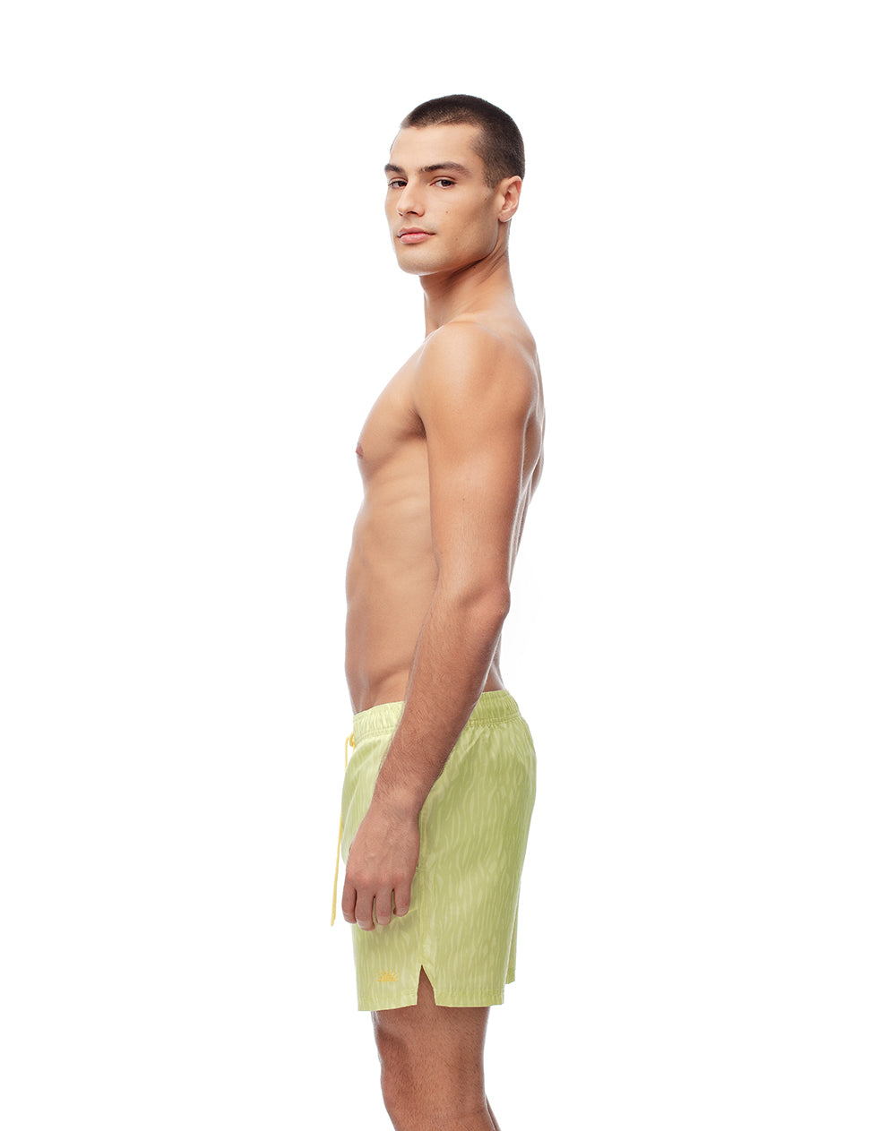Pantaloneta de baño estampada hombre