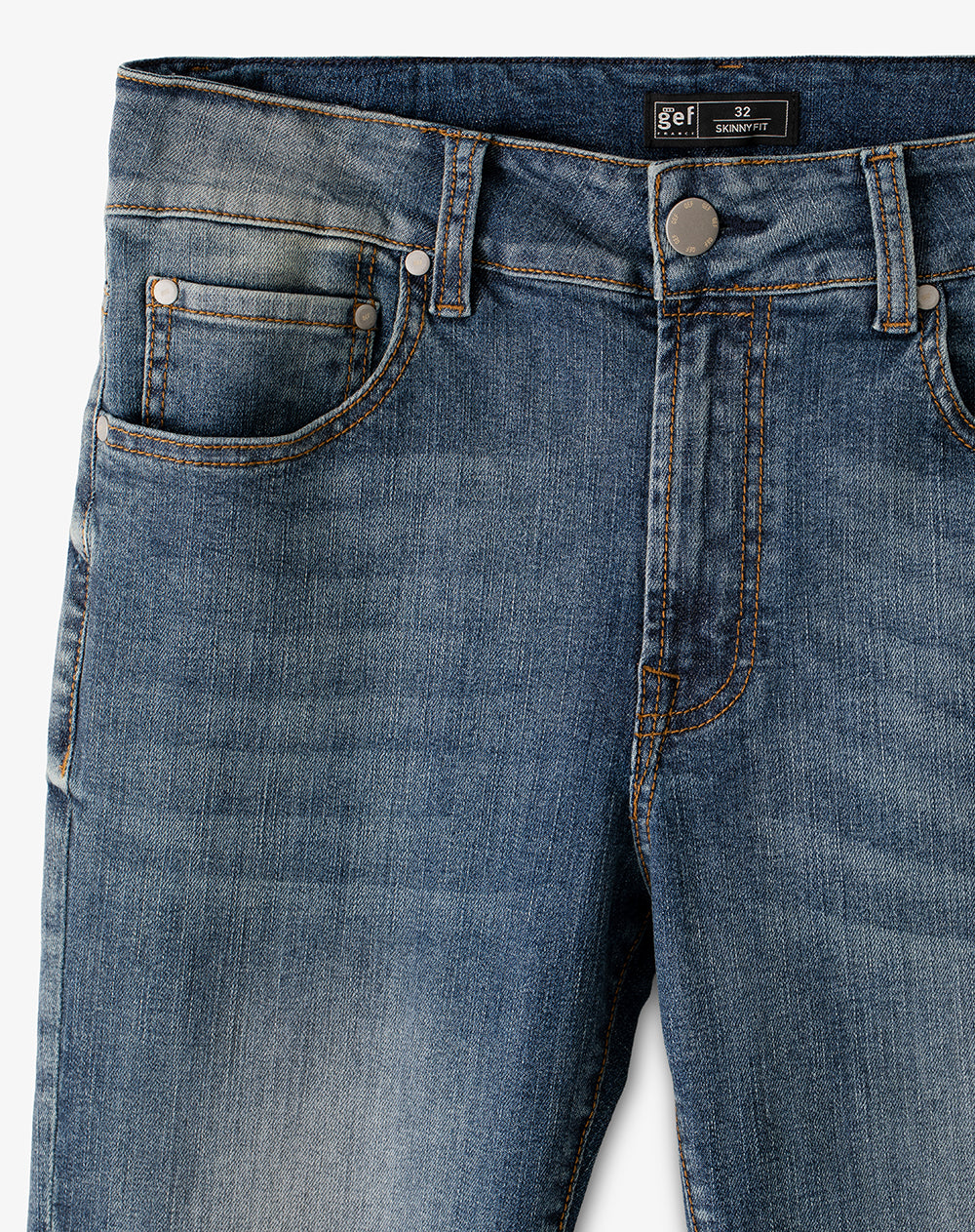 Jean skinny índigo medio hombre