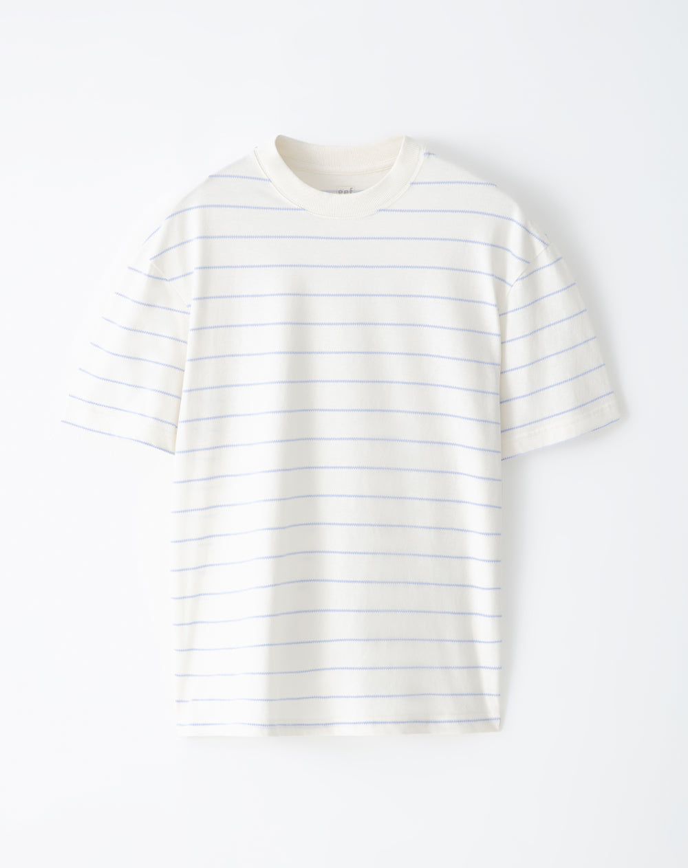 Camiseta regular fit manga corta habano rayas
