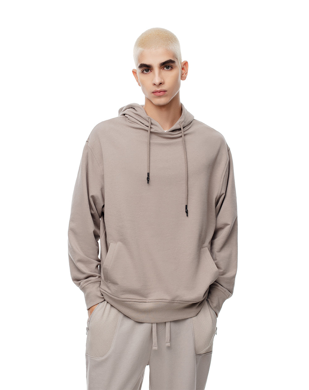 Buzo relaxed fit taupe