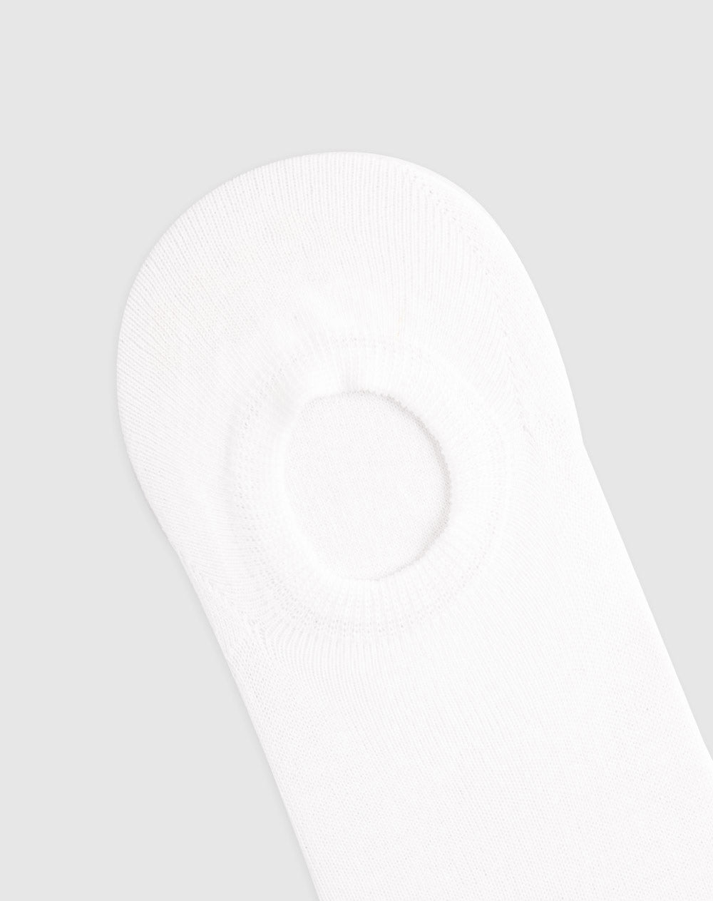 Medias para mujer baleta con talón extendido blancas