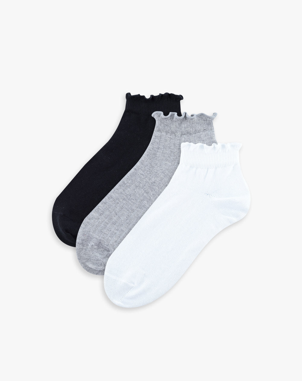3 pares de medias tobilleras surtido