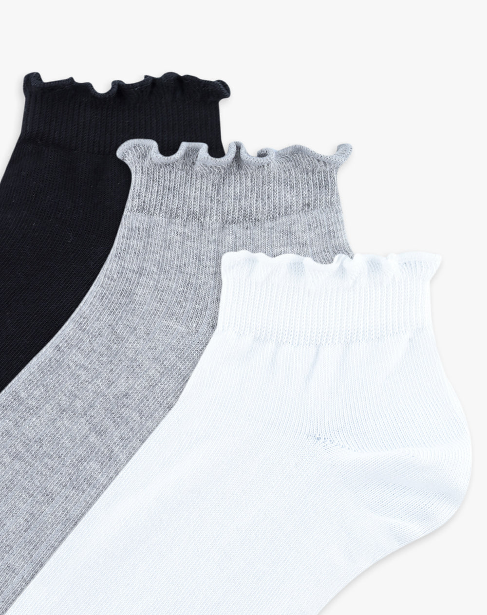 3 pares de medias tobilleras surtido