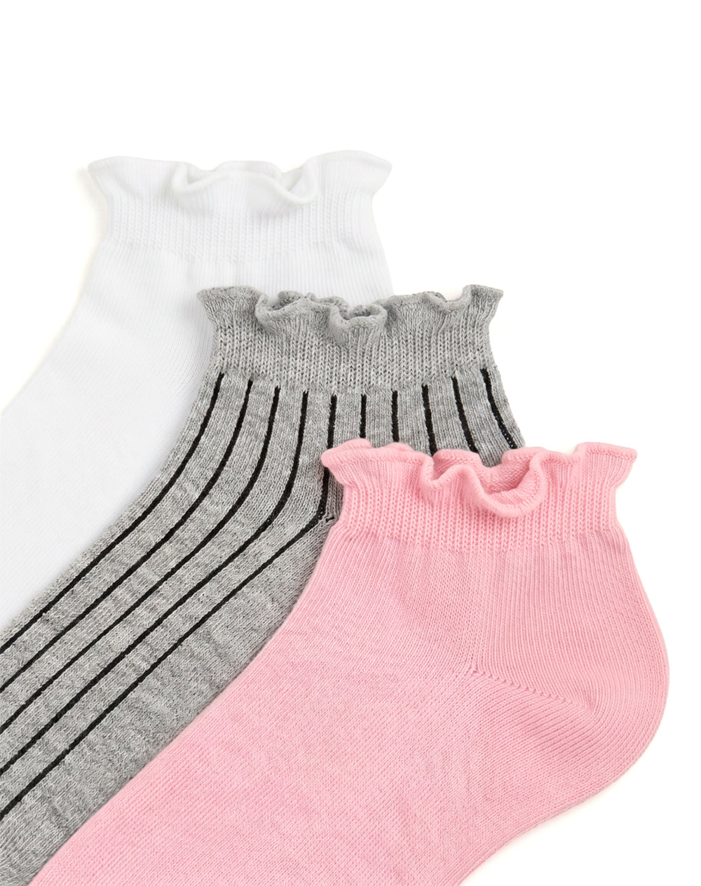 3 pares de medias tobilleras surtido mujer