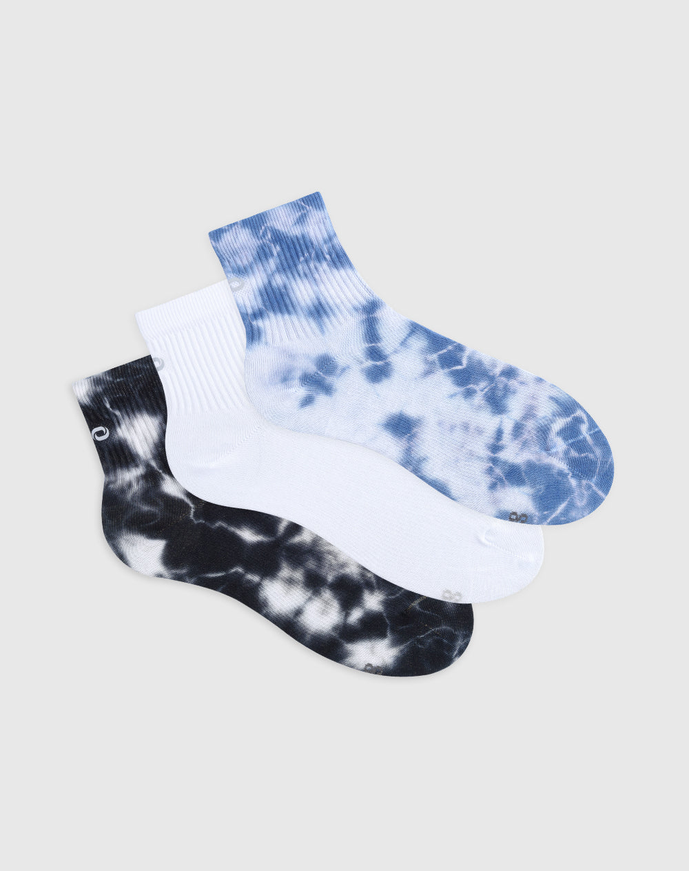 Medias para hombre tobilleras algodón pack x3unds surtidas
