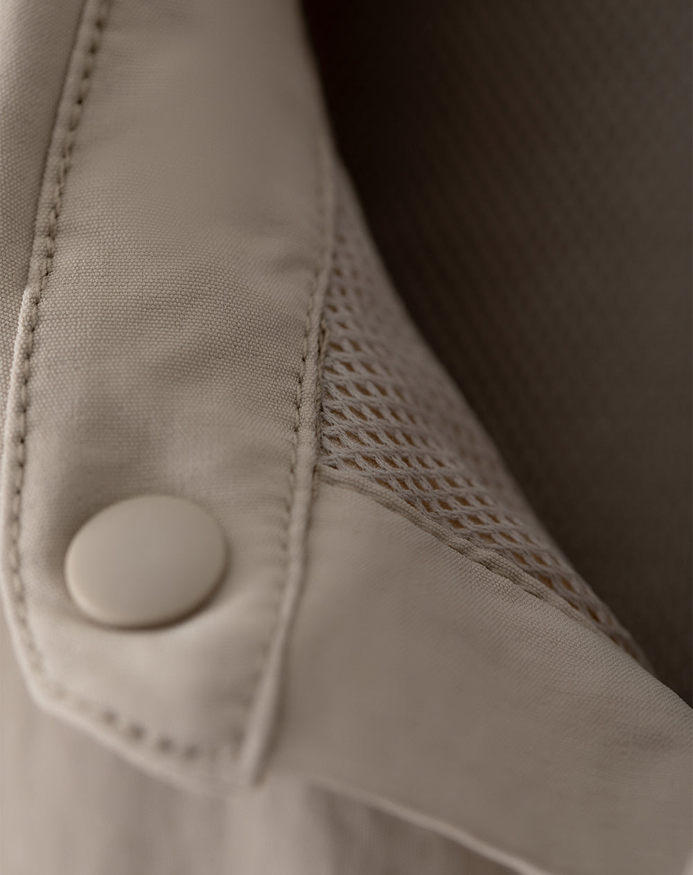 Chaqueta regular fit sin capucha habana