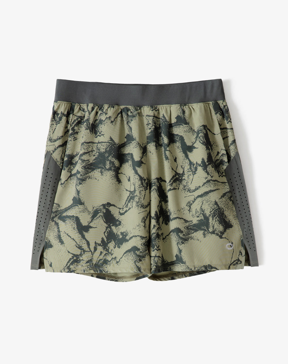 Pantaloneta deportiva suspensorio interno verde hombre