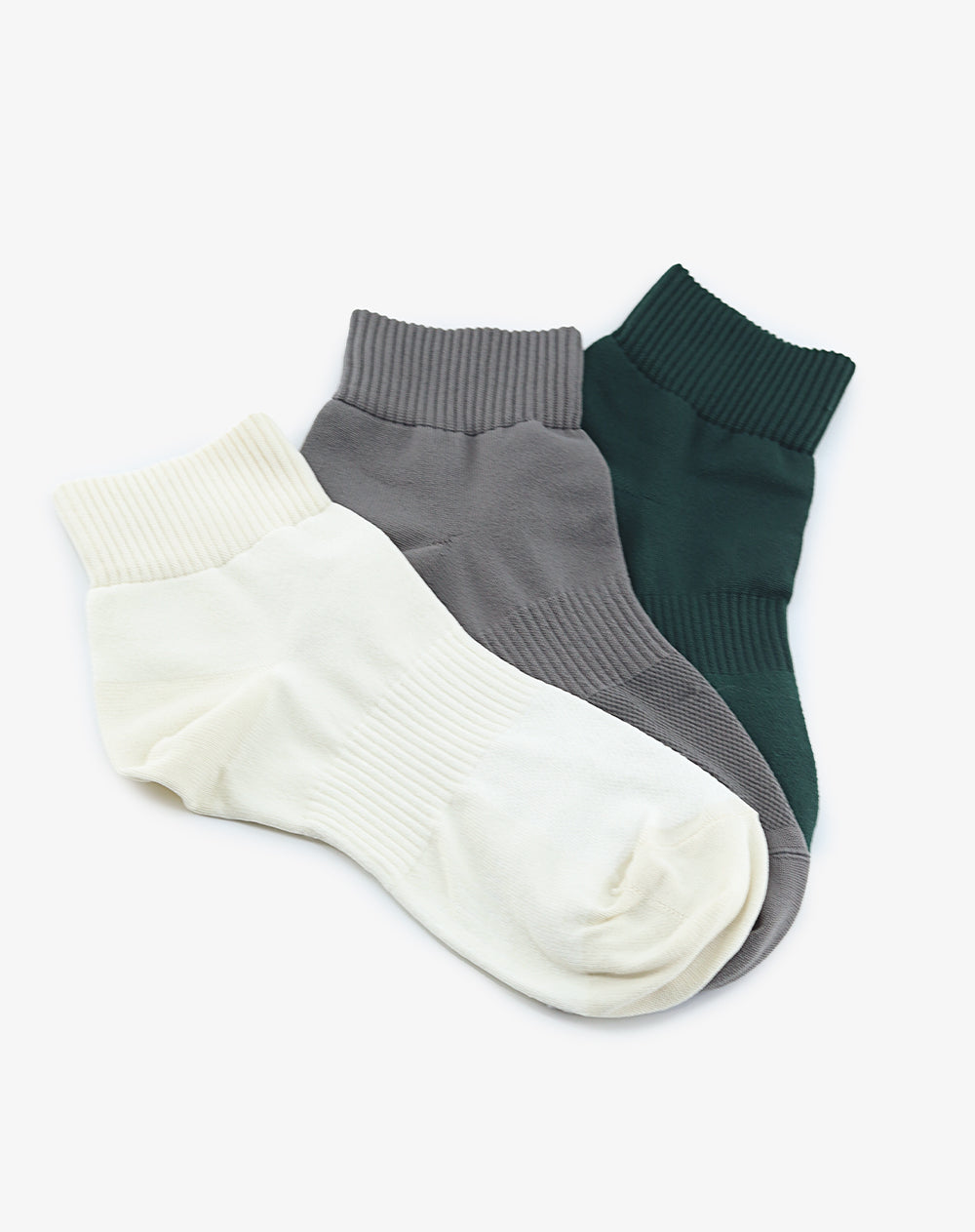 Medias mujer tobilleras pack x3 surtido