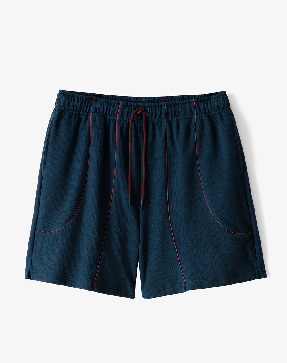 Bermuda relax algodón azul hombre