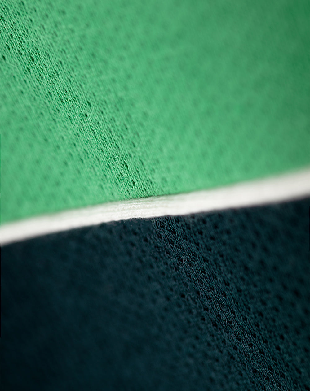 Polo regular fit verde con bloques