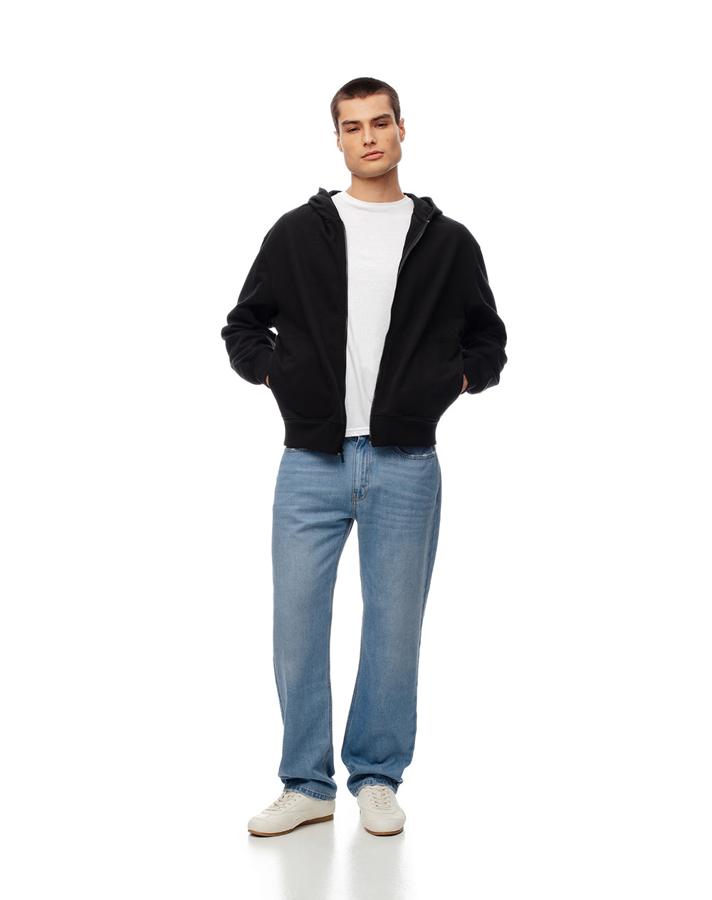 Jean regular índigo claro hombre