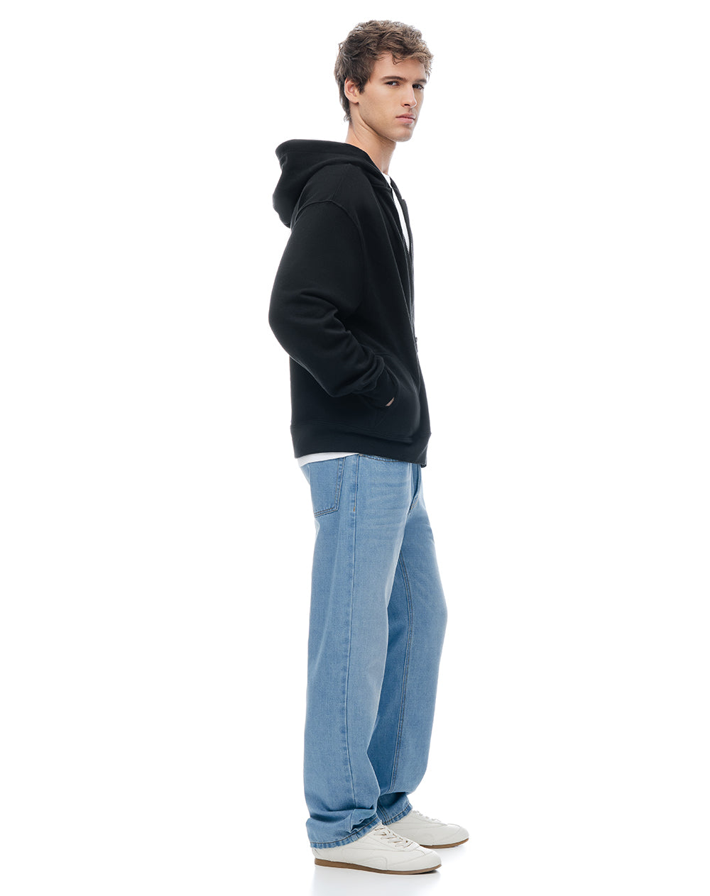 Jean regular índigo claro hombre