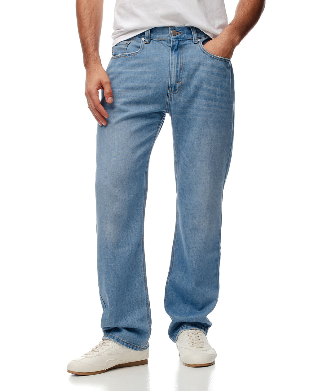 Jean regular índigo claro hombre