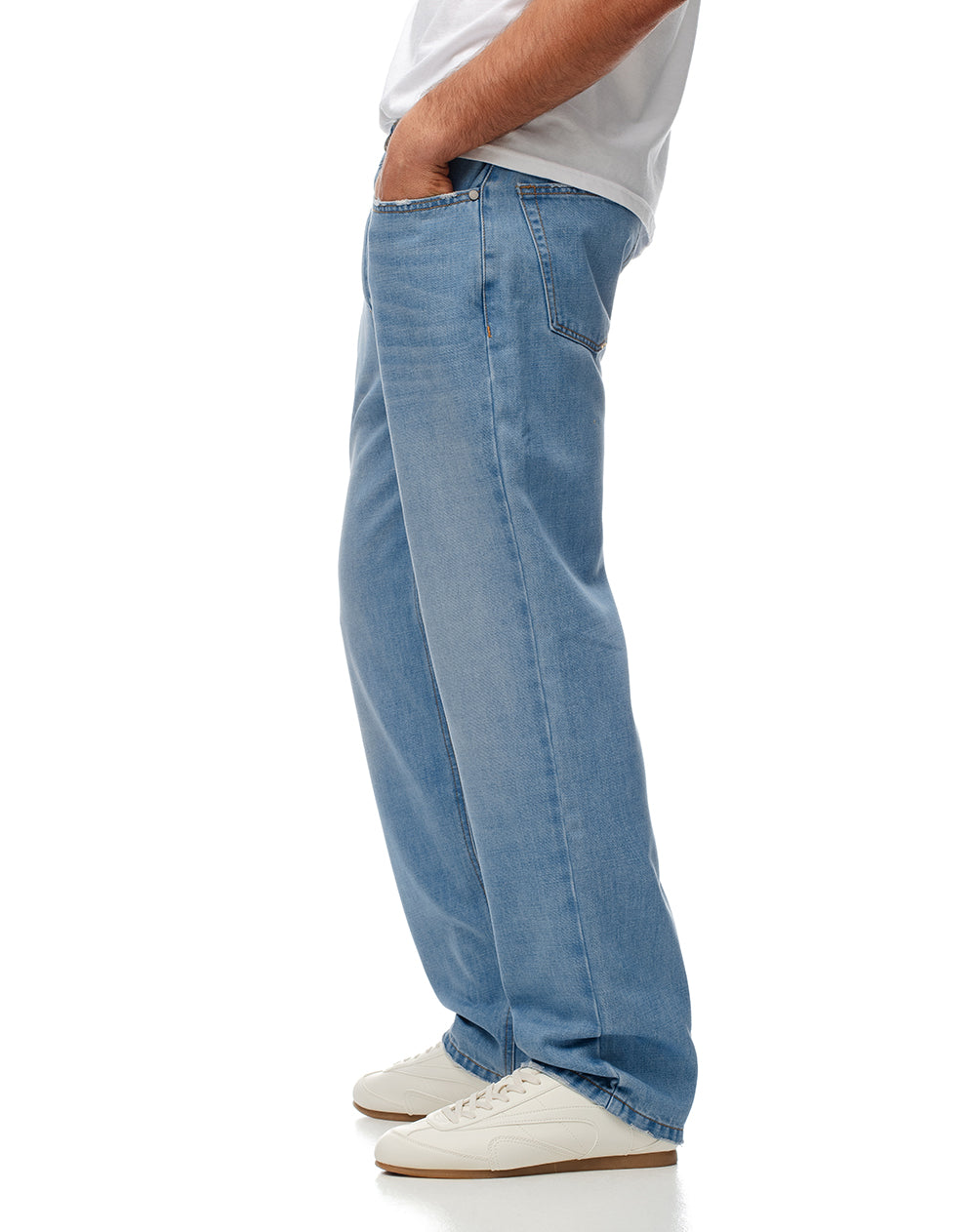 Jean regular índigo claro hombre