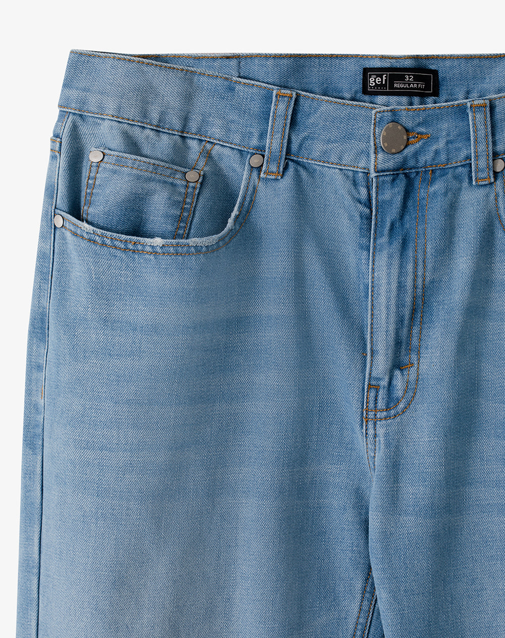 Jean regular índigo claro hombre