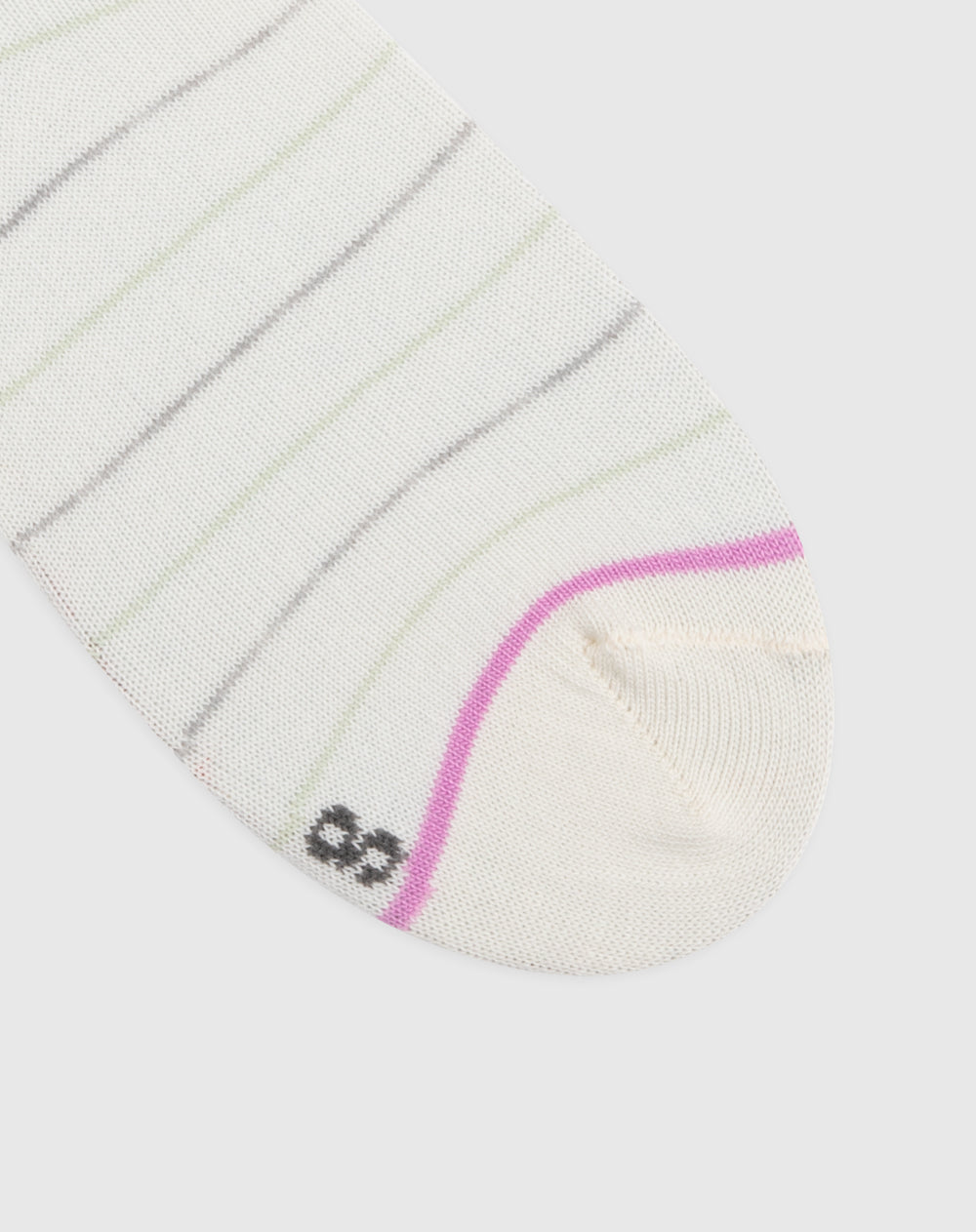 Medias para niña tobilleras cortas algodón pack x5unds surtidas rayas