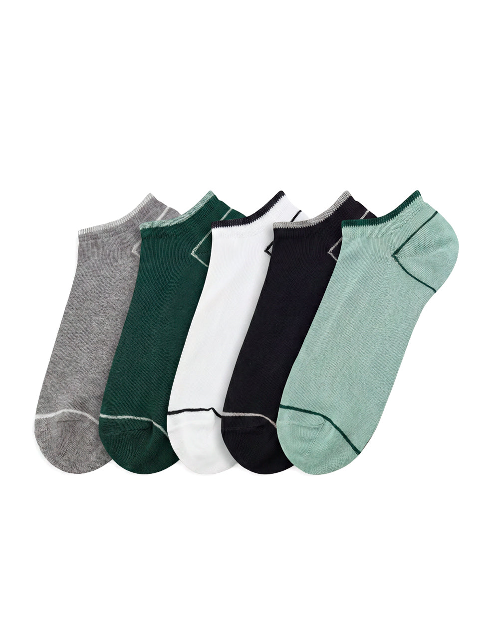5 pares de medias tobilleras surtido mujer