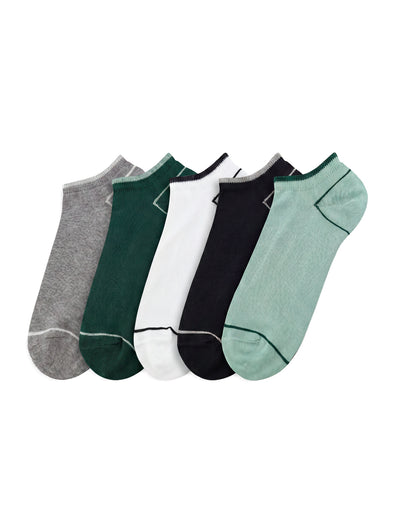 5 pares de medias tobilleras surtido mujer