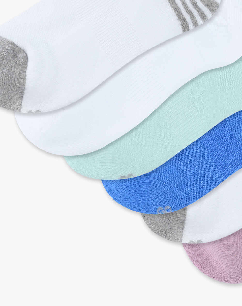 Medias niña tobillera corta pack x6 surtido