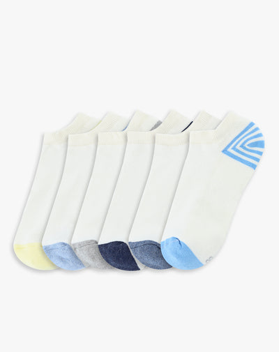 6 pares de medias tobilleras surtido