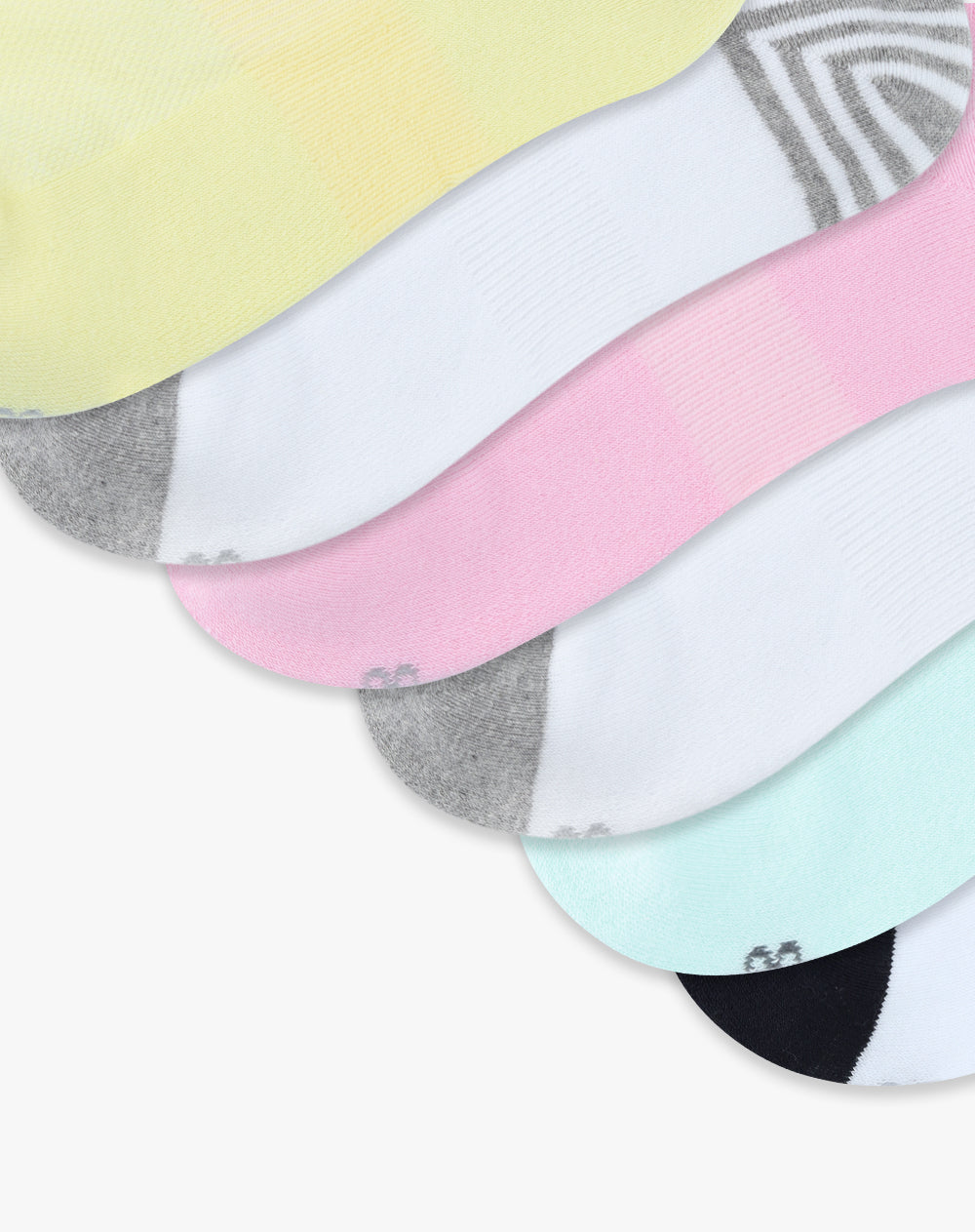 6 pares de medias tobilleras surtido