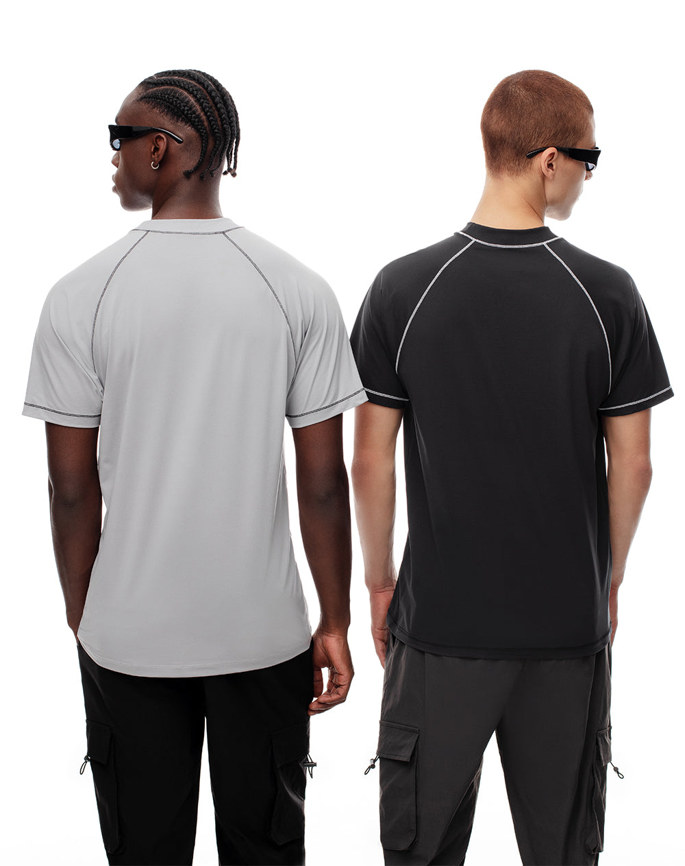 2 camisetas manga corta surtidas