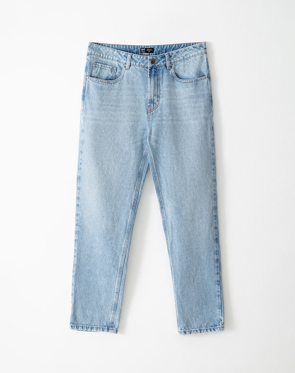 Jean regular fit tiro medio indigo