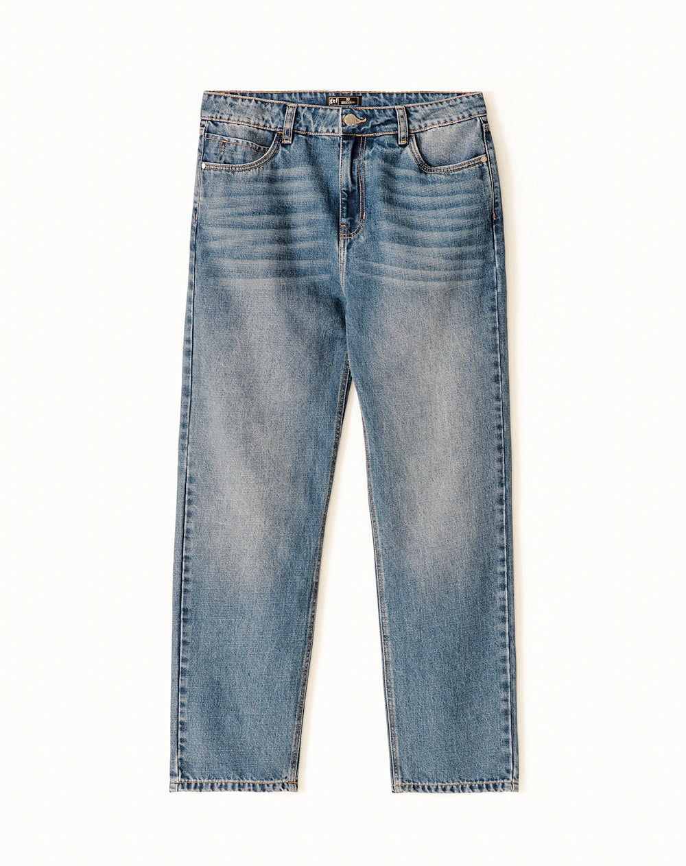 Jean tappered índigo medio hombre