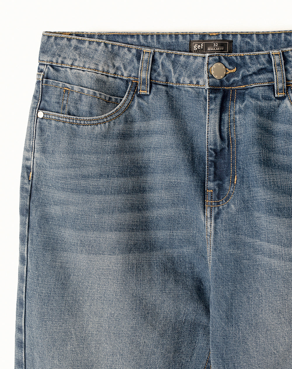 Jean tappered índigo medio hombre