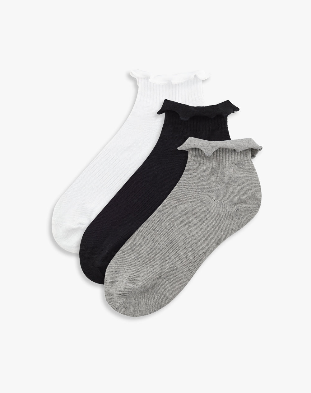 Medias mujer tobillera pack x3 surtido