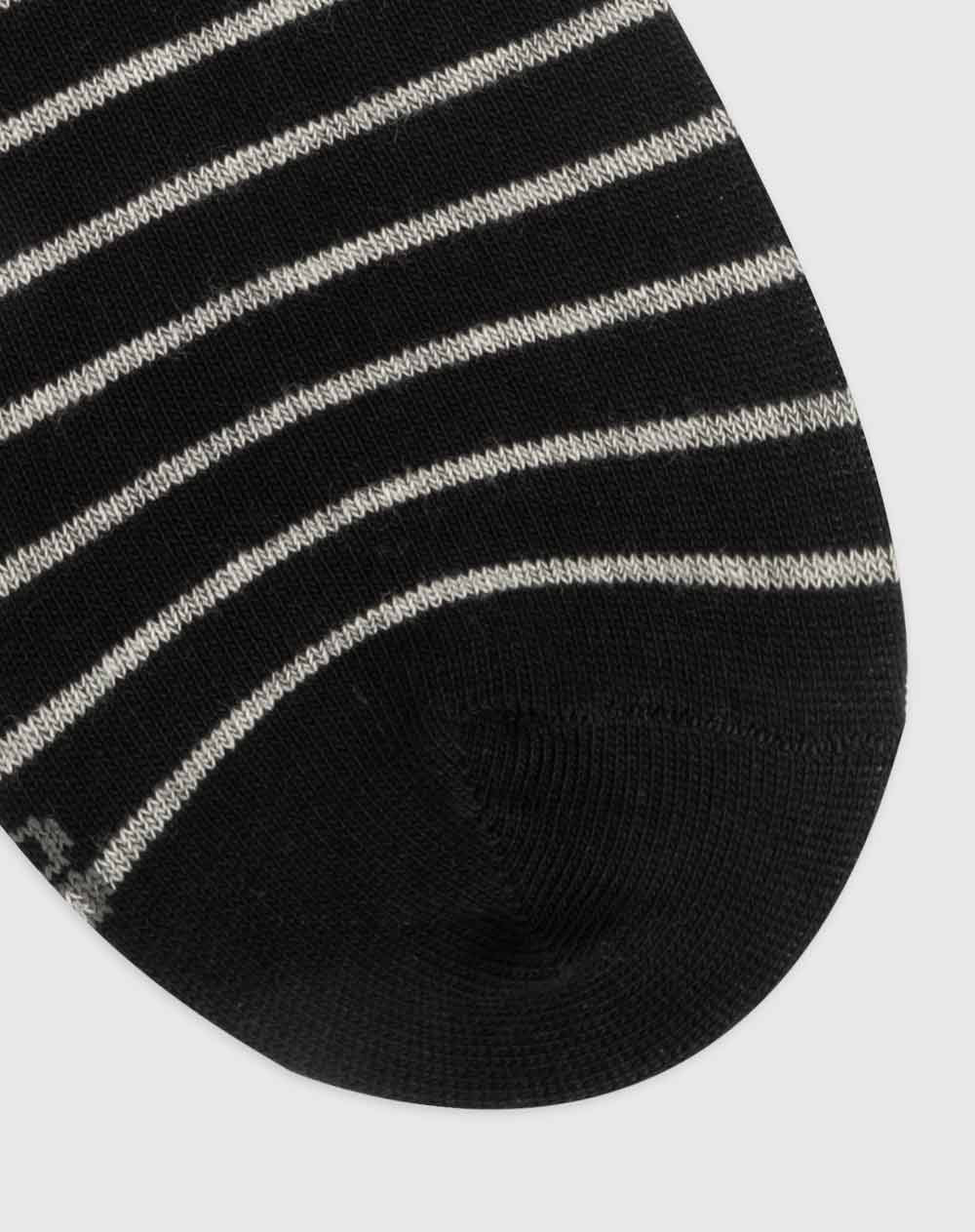 Medias para mujer tobilleras algodón pack x3unds surtidas rayas
