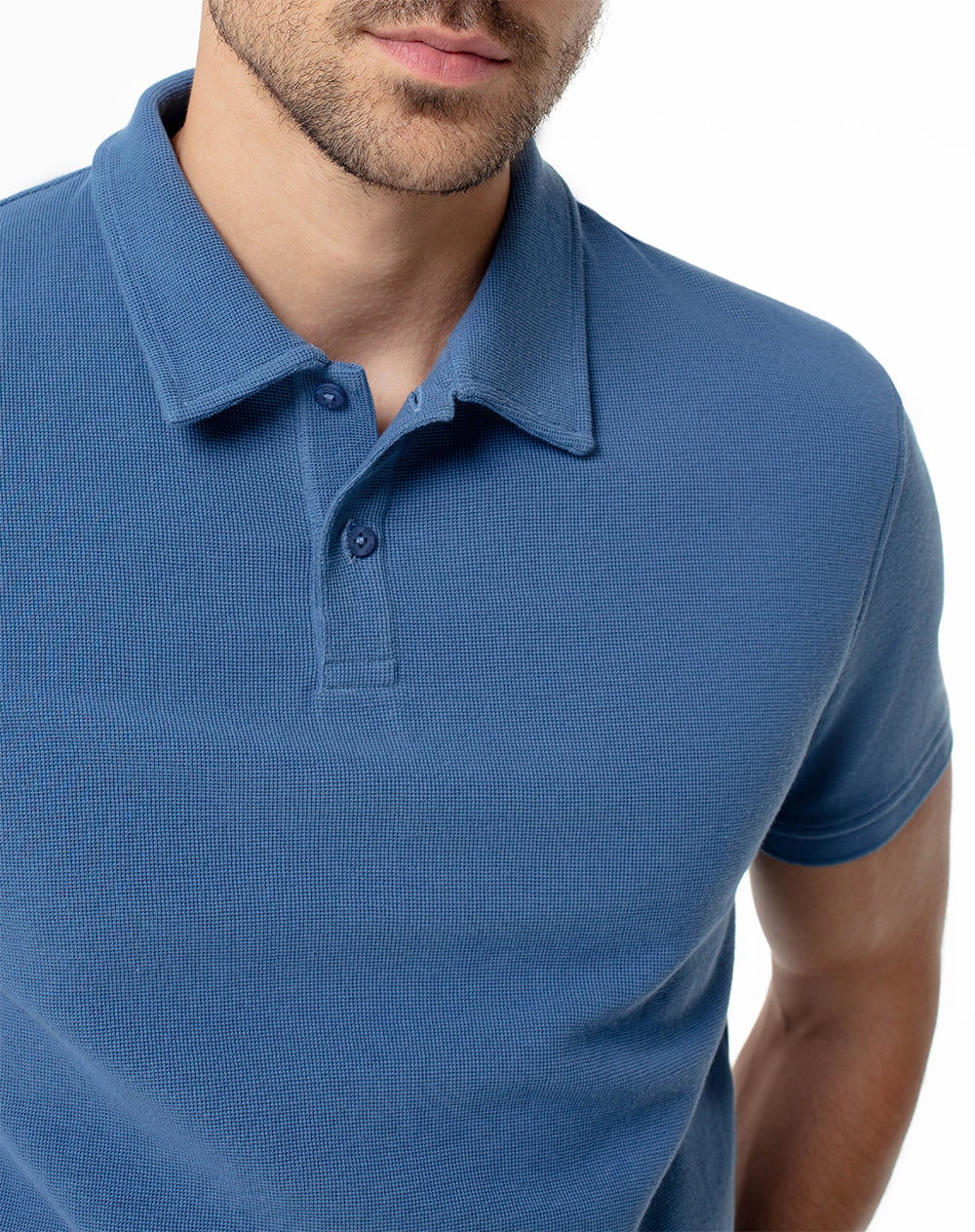 Polo regular fit azul