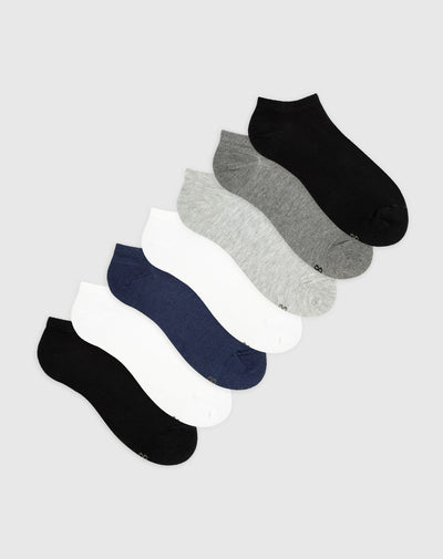 Medias para mujer tobilleras cortas fácil lavado pack x7unds surtidas
